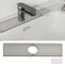 Diatomite Kitchen Faucet Mat, Quick Drying Splash Guard for Sink, Grey Water Absorbing Stone Tray for Countertop
