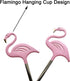 Maydahui 2PCS Flamingo Spoons 5.1 inch Animal Spoon18/10(304)Stainless Steel Dessert Coffee Stirring Spoon Teaspoon Tableware Kitchen Tools