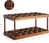 YOUEON Acacia Wooden Egg Holder with Double Layers, Wooden Egg Tray Holds 36 Fresh Eggs, Deviled Egg Plates Egg Storage for Fresh Egg, Countertop Display, Refrigerator Storage, Rustic Decor by Youeon