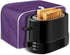 Purple Toaster Cover 2 Slice Wide Slot, Decorative Small Kitchen Appliance Bread Maker Dust Protection