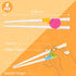 Kids Chopsticks, 2 Pairs Training Chopsticks for Toddler Beginners Learning and Practice