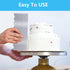 8.6 Inch Stainless Steel Cake Scraper Smoother for Baking, Buttercream Decoration
