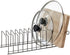 SANNO Pan Pot Lid Holder Organizer - Kitchen Rack for Plates, Bakeware, Pots & Pans, Nickel, 10 Dividers
