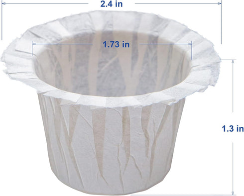 Disposable Paper Coffee Filters 600 Count with 4 Pack Reusable K Cups, Compatible with Keurig Coffee Maker
