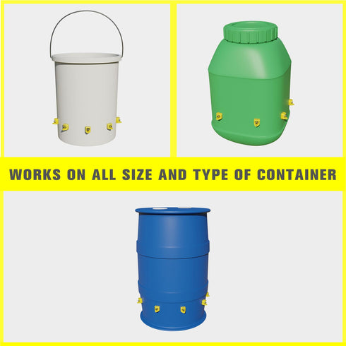 Pack 12, Chicken Waterer Nipples, Horizontal Side Mount, Anti-Leak Automatic Water System for Poultry, Suitable