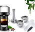 Nes presso Vertuo Pods Upgrade Version for Vertuo Next Coffee Brewer, 230 ML Crema Coffee, 2 Capsules, 1 Tamper