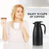 70 oz Thermal Coffee Carafe, Insulated Stainless Steel Coffee Carafes for Keeping Hot Beverages Hot for 12 Hours (2