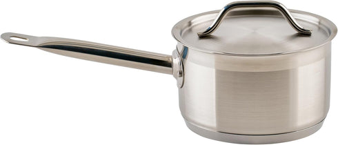Winware Stainless Steel Sauce Pan with Cover, 2 Quart