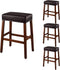YISUN Stool Covers Rectangle - 4 Pack Stretch Oilproof Waterproof PU High