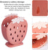 AKOAK 1 Pack Strawberry Chopsticks Stand, Cutlery Storage Box for Spoons, Chopsticks, Knives, and Other Utensils