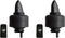 The Pure Pour Liquor Bottle Pourers - Leak-Proof Pour Spouts with Dust Caps, 2 Pack