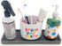 Happitasa Silicone Kitchen Sink Organizer Tray, Sponge Holder and Countertop Protector, Grey, 12" x 4"