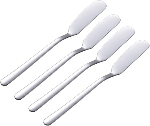 VANRA Cheese Spreader Knife Set 4-Piece Stainless Steel Butter Knife Small Sandwich