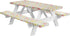 96 30(8ft) Premium Picnic Table Cover with Bench Covers Vinyl Fitted picnic table covers with Elastic RV Camping