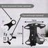 Blow Dryer Accessory Holder, Compatible with Shark FlexStyle, Wall Mounted or Countertop Organizer for Hair Dryer