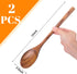 2PCS Wooden Cooking Spoons, Wooden Kitchen Utensil Large Cooking Spoon for Cooking Serving Mixing