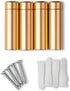 Wexel Art 1.5" Gold Stainless Steel Mounting Hardware for Acrylic Floating Frames, Pack of 4