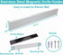 Magnetic Knife Holder for Wall, Magnetic Strip for Refrigerator, Mount Knife Rack Kitchen Utensil Holder, Metal Tool