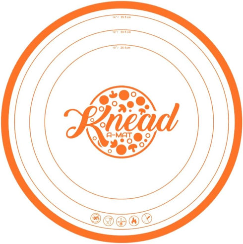 Knead-A-Mat Large Round Silicone Dough Mat