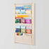 YEXEXINM Wood 4-Tier Wall Mounted Kids Bookshelf, Wall Mounted Montessori Kids Bookshelf,
