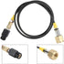 Soda Maker Tank Direct Adapter, 1.5M G1/2-14 CGA320 CO2 Tank Adapter Soda Hose Kit Accessories for Sodastream, Enjoy