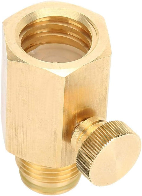 Brass Soda Cylinder Adapter Valve, Female Thread TR21-4 to Male Thread G1/2 Conversion Kit for Homebrewing