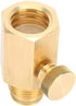 Brass Soda Cylinder Adapter Valve, Female Thread TR21-4 to Male Thread G1/2 Conversion Kit for Homebrewing