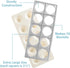 Ravioli Mold with Extra Large 2 1/2 Inch Squares, Makes 10 Italian Raviolis at a Time