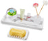 Bloss Counter Tray Set for Bathroom/Kitchen - 7.9" Silicone Tray for Kitchen Countertop, Soap and Sponge Holder, Bathroom Vanity Traty for Perfume,Jewelry,Candle,Key Tray by Bloss