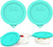 SOPHICO Silicone Replacement Lids Fit Ultimate 1-Quart Glass Containers, Airtight Seal Bowl