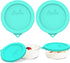 SOPHICO Silicone Replacement Lids Fit Ultimate 1-Quart Glass Containers, Airtight Seal Bowl