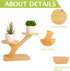 Stand,3 XXXFLOWER Wood Plant Stand for Indoor,Small Desktop Plant Tier Succulent Windowsill Shelf Holders for Balcony