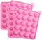 Tosnail 2 Pack of 20-Cavity Silicone Cake Pop Mold - Great for Hard Candy, Lollipop, and Party Cupcake