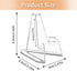 40 Pack Acrylic Display Stands, 2.16 Inches Transparent Card Easel for Medals, Baseball Cards, Coins, Star Cards