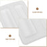 Bread Toaster Silicone Toaster Lid 2 Slice Toaster Cover Bread Maker Cover Toaster Appliance Top Cover Sandwich Upper Lid Toaster Machine Part Accessories White Toaster Lid by Kichvoe