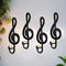 Candle Sconces Set of 4 Wall Musical Note Sconces Decor Wall Mounted