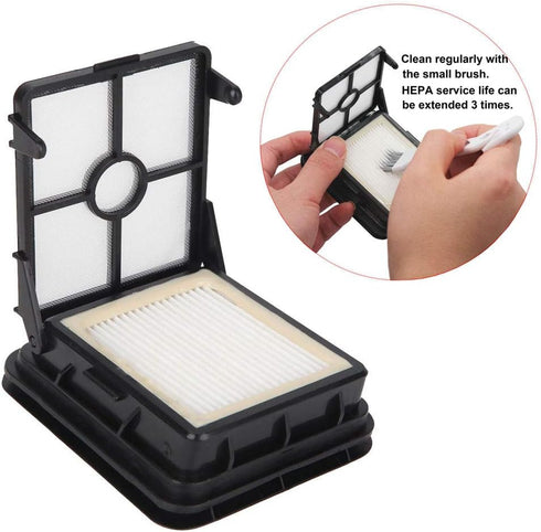Bissell CrossWave Vacuum Cleaner Replacement Parts - 3 Pack Brush Rolls + 3 Pack Filters