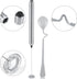 Mini Stirrer Electric Milk Frother Wand, Stainless Steel Handheld Battery Operated Coffee Spoon for Kitchen