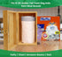 8-33 50+ Libreshine Bamboo Garbage Bag Holder, Multi-Mount Space-Saving Trash Bag Organizer for Kitchen, Pantry, Holds