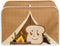 chaqlin Toaster Covers, 2 Slice Wide Slot, Cute Brown Toast Print, Machine Washable Bread Maker Cover