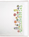 Tobin Stamped Pillowcases, Floral Whimsy, 20" x 30" Embroidery Kit, White with Multicolor