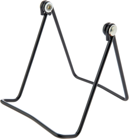 Bard's Vinyl Covered Black Wire Easel Stand, 4.5" H x 4" W x 4.75" D