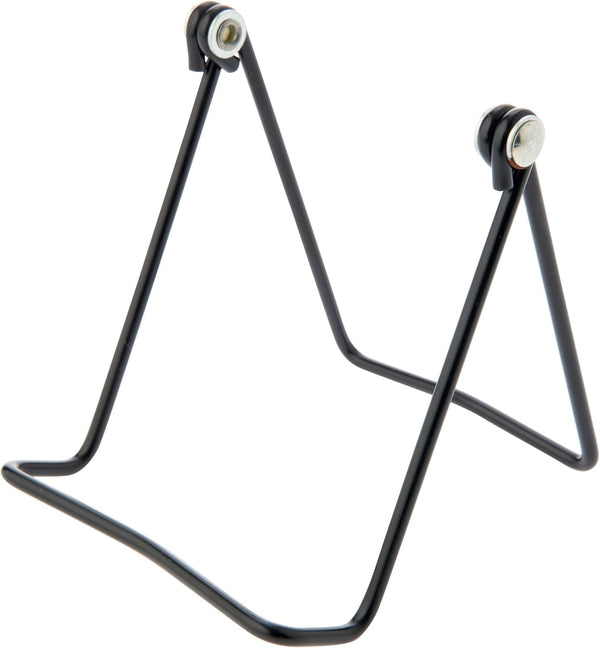 Bard's Vinyl Covered Black Wire Easel Stand, 4.5" H x 4" W x 4.75" D