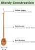 Updated Modern Toilet Bowl Brush, Natural Coconut Fiber Brush Head with Beechwood Handle, Eco-Friendly