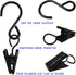 Stainless Steel S Hooks Curtain Clips, 50 Pack Hanging Party Lights Clips Hangers for Photo, Art Craft Display, 2.4
