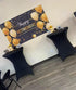 Tina's 32x43 Inch Highboy Spandex Cocktail Table Covers, Black Fitted Stretch Tablecloth for Round Tables