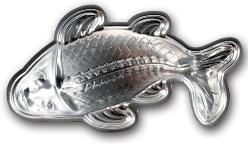 3D Aluminum Alloy Fish-Shaped Cake Mold, Fondant Cake Decoration Bakeware for Carp Cake