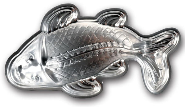 3D Aluminum Alloy Fish-Shaped Cake Mold, Fondant Cake Decoration Bakeware for Carp Cake