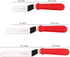 Offset Spatula Set of 3 for Cake Decorating - Red 6, 8 & 10 Inch Angled Icing Spatulas