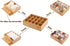 GOBAM Bamboo Closet Drawer Divider - Storage Organizer with 15 Compartments for Belts, Ties, Jewelry